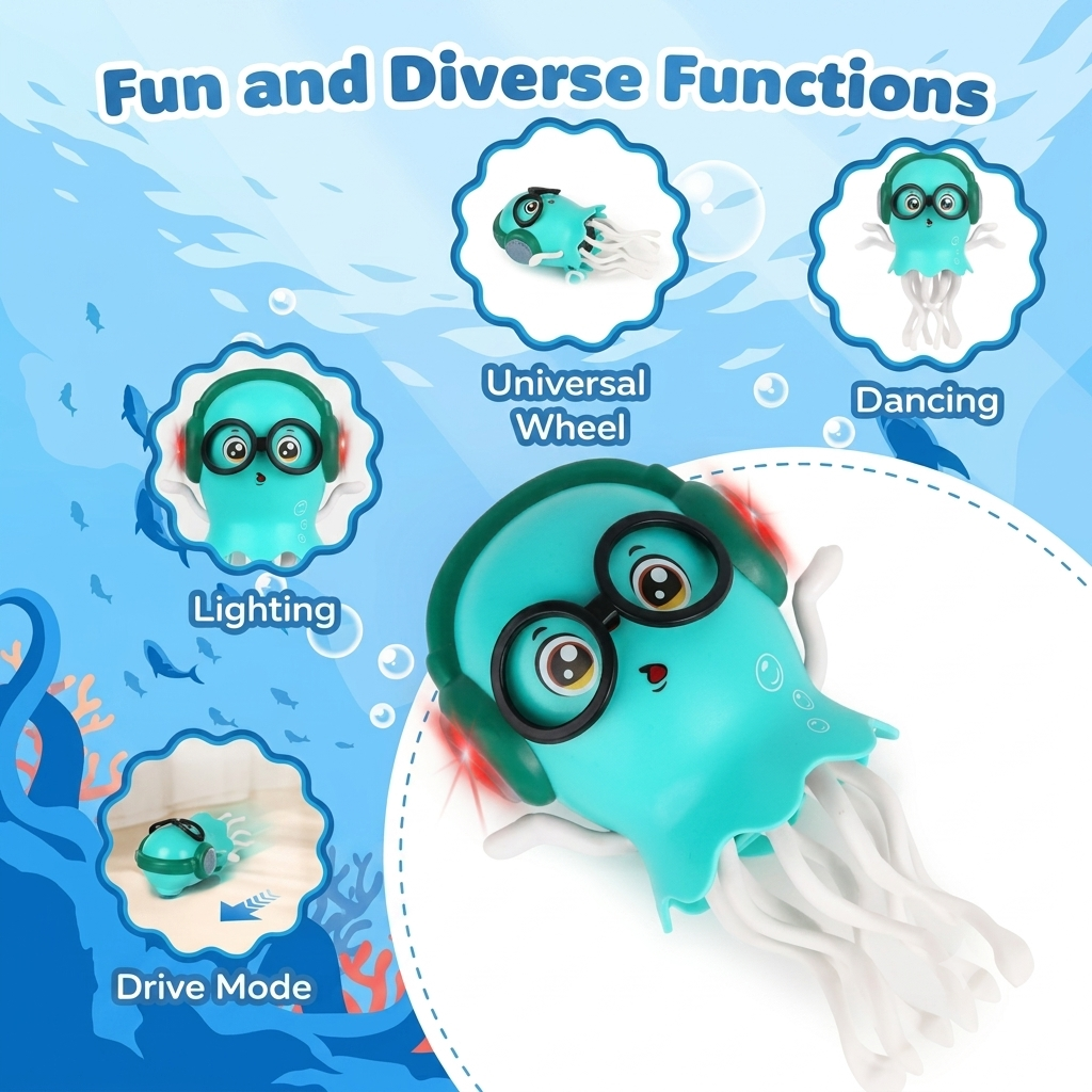 Dancing & amp; Crawling Octopus Toy