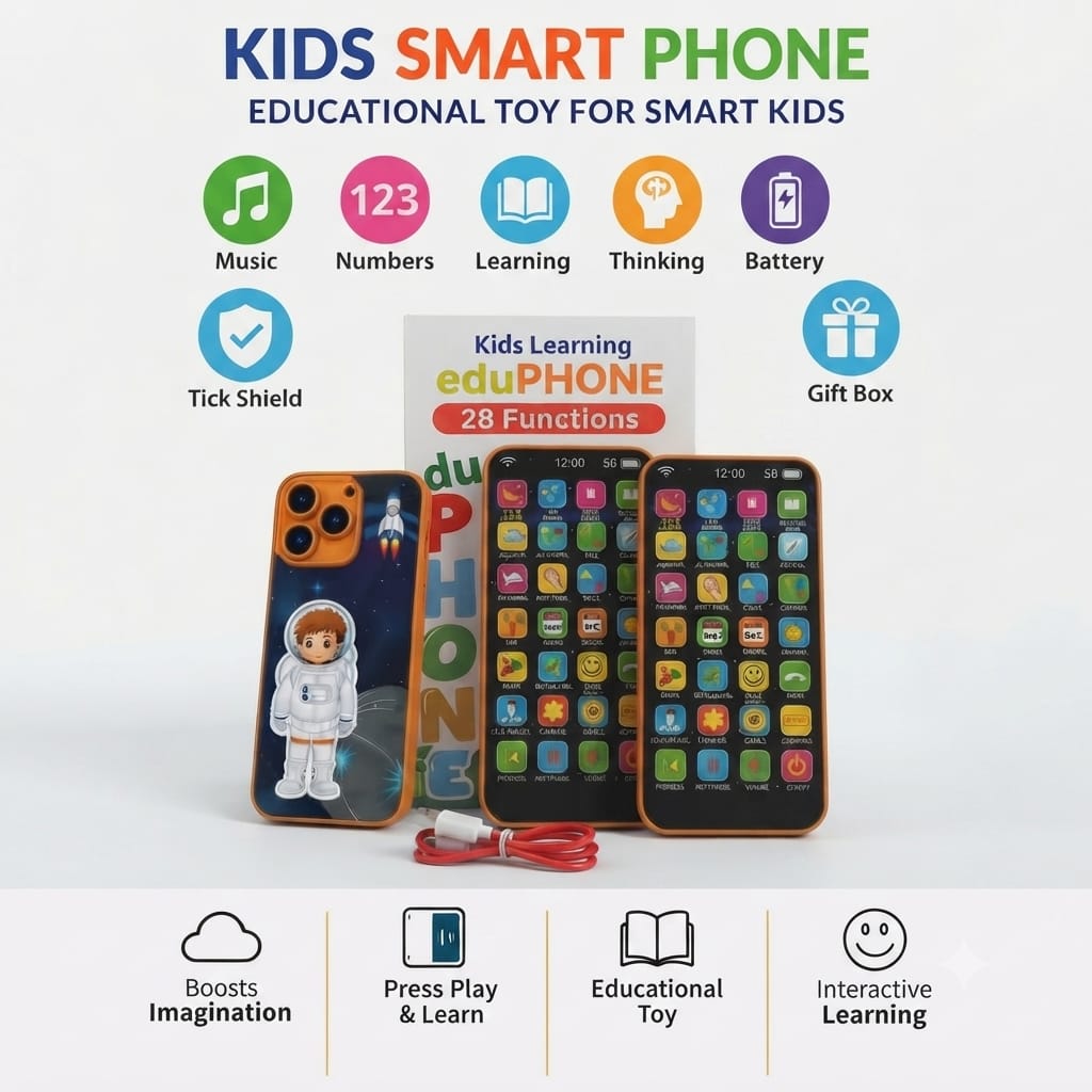 Kids Phone – Rechargeable Toy for Kids with 24 Learning Modes
