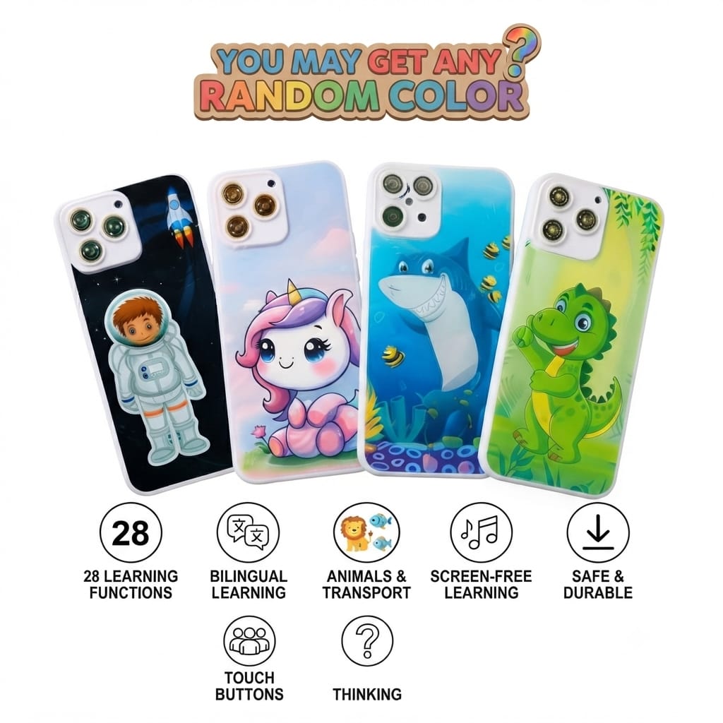 Kids Phone – Rechargeable Toy for Kids with 24 Learning Modes
