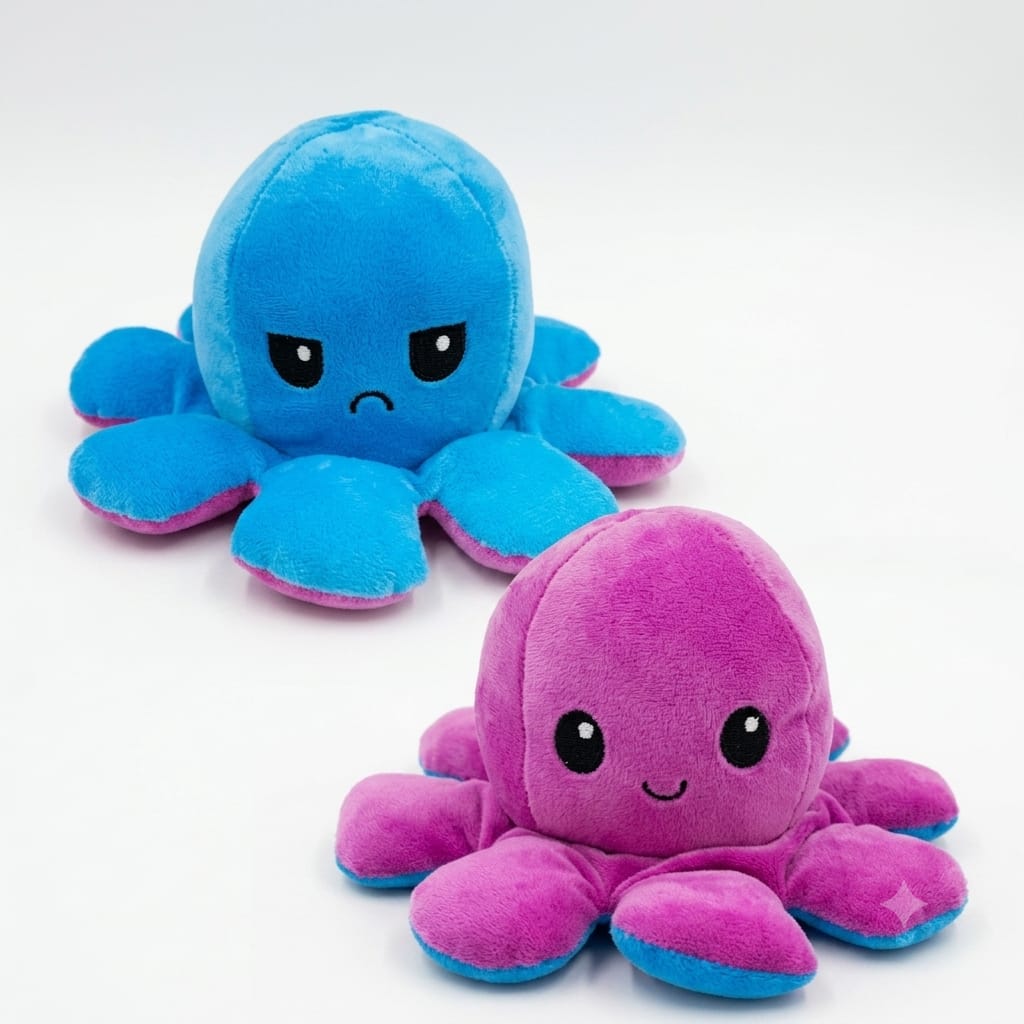 Cute Blue Octopus Plush Toy