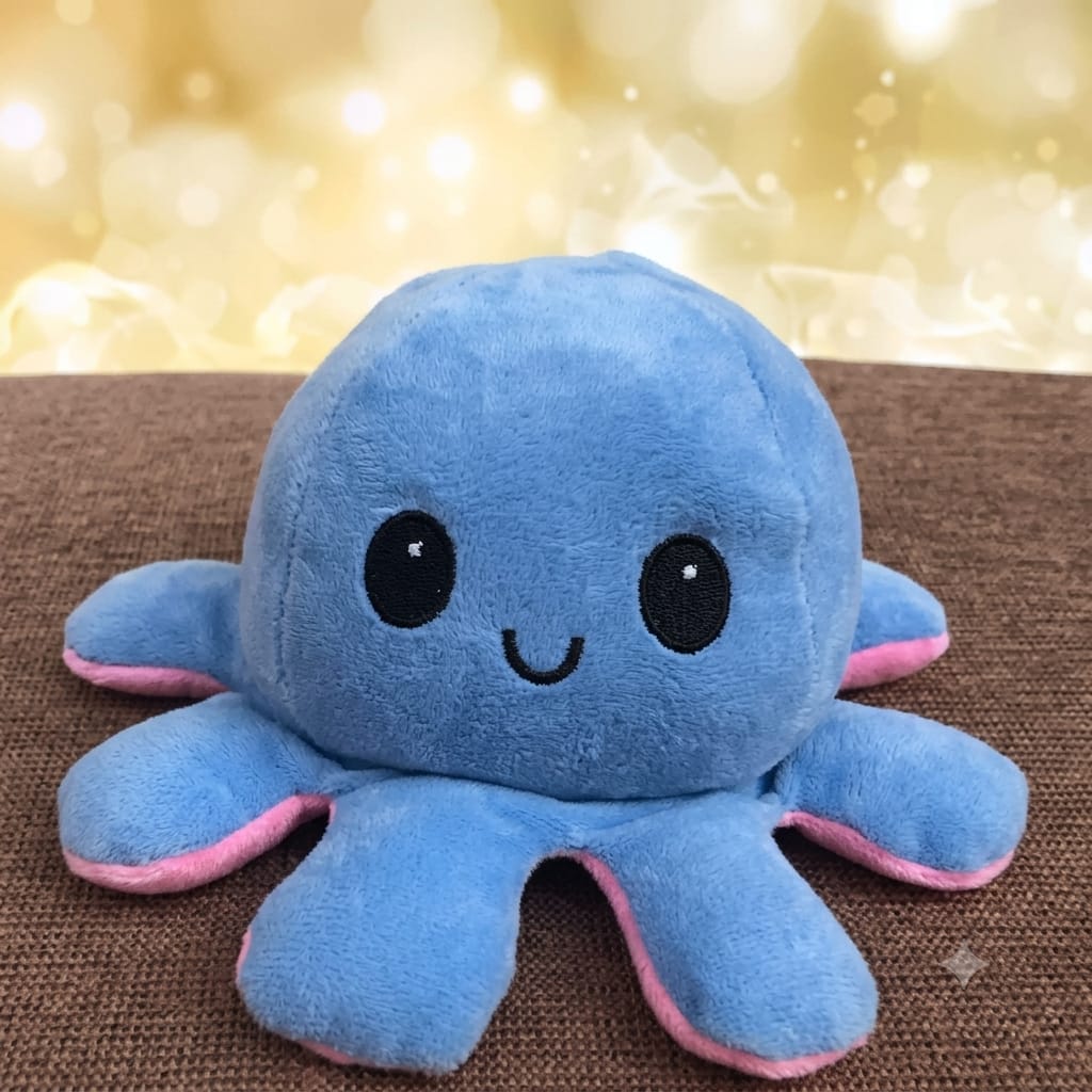 Cute Blue Octopus Plush Toy